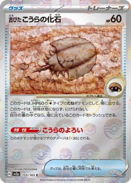 画像1: 古びたこうらの化石(ミラー)/C【グッズ】［sv2a］《155/165》 (1)
