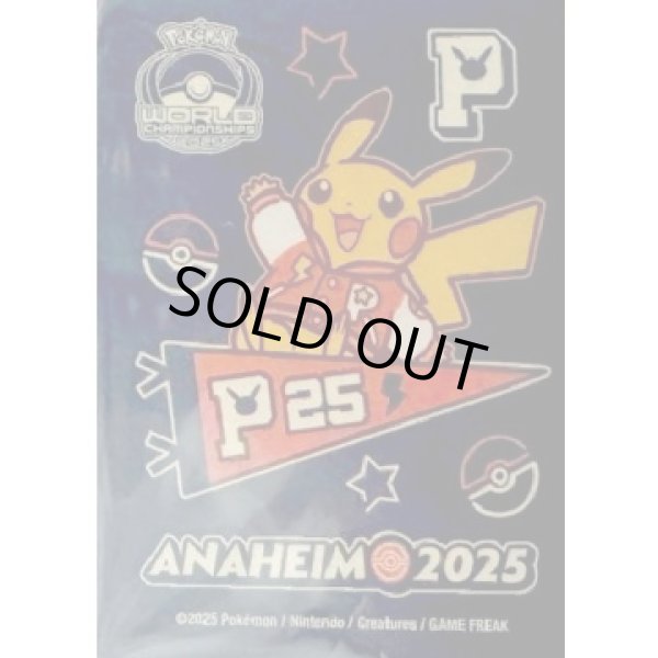 画像1: 【未開封】WCS2025アナハイム(ピカチュウ紺)/デッキシールド65枚入り (1)