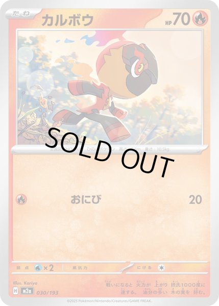 画像1: カルボウ/-【炎】［M2a］《030/193》 (1)